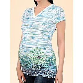 Buy A Pea in the Pod: Short Sleeve Hooded Maternity T Shirt by A Pea in the Pod