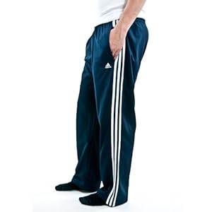 adidas Men's 3-Stripe Pant, Dark Navy/White, Medium