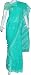 Saris Cotton Chikan Embroidery Turquoise Green (chsari099)