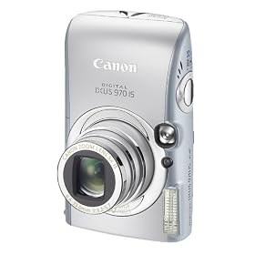 Canon Digital IXUS 970 IS Compact Camera - Silver (10.0 MP, 5x Optical Zoom) 2.5 inch High Resolution PureColor LCD II