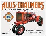 Allis Chalmers Model WC Tin Sign