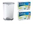 Diaper Dekor Plus Pail with 2 Boxes of Biodegradable Refills