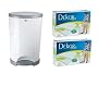 Diaper Dekor Plus Pail with 2 Boxes of Refills