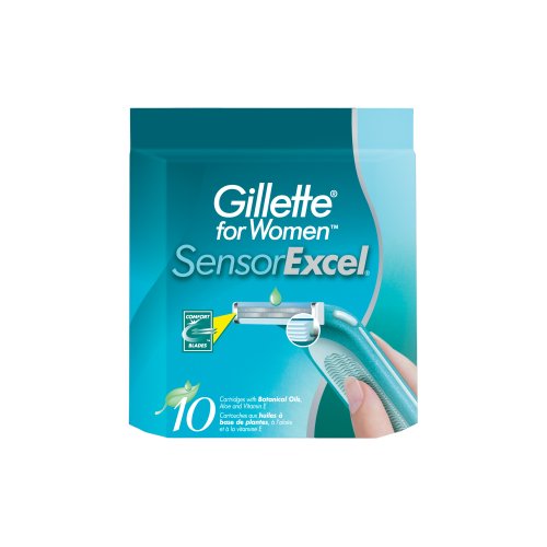 Gillette SensorExcel Cartridges for 10-Count Boxes