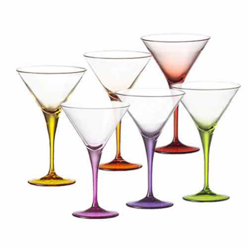 Leonardo Cocktail Schale Rio light 6er Set farbig sortiert warme Farben