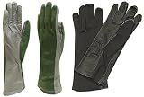 Nomex Leather Military Flight Gloves
