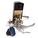 Touchpad lockset right-hand lever, nickel