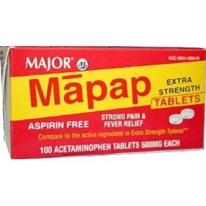 Amazon.com: Mapap Extra Strength 500mg Caplets - 100 CT: Health ...