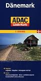ADAC LänderKarte Dänemark 1 : 300 000: Register: Legende, Citypläne, Ortsregister mit PLZ. Karte: Sehenswürdigkeiten, Natur- und Nationalparks, landschaftlich schöne Strecken