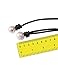 Mudder 16inch Leather Pearl Necklace Freshwater Pearl Choker with Leather Pearl Bracelet