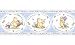 Imperial Disney Home DF059323B Pooh Classic Wall Border, Pastel Blue, 6.83-Inch Wide