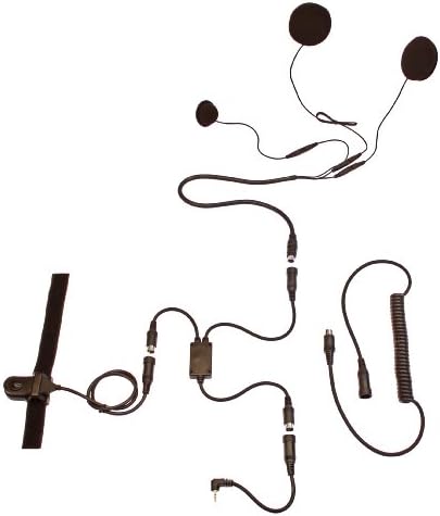 MotoComm DirtWire Off-Road and MX Helmet Communication Headset Kit for Cobra GMRS, Garmin Rino, and Other Handheld Two-Way Radios