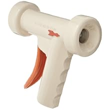 SuperKlean 150S-W Pistol Grip Spray Nozzle, Stainless Steel, 1/2 NPT, White