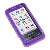 Purple Durable Flexible Soft Silicone Skin Case for Verizon Samsung I900 I9 ....