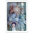 Boy's Baptism Gift Set in Spanish with Candle, Handkerchief, Rosary, Missal, Shell, and Keepsake (Conjunto de Bautizo para Nino con Vela, Panuelo, Rosario, Misal, Cascara y Recuerdo)