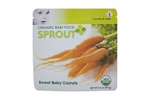 Sprout Organic Baby Food, Sweet Baby Carrots, Stage 2, 3.5-Ounce Pouches (Pack of 12)
From Sprout

