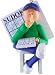 All Products : Male Sudoku Christmas Ornament