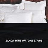 MARRIKAS Black Stripe Down Alternative 9-pc Comforter Set Size QUEEN