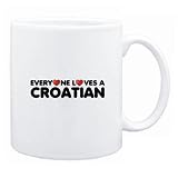 New  Everyone Loves Croatian  Croatia Mug Country