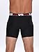 EASEA Men`s Quick Dry Compression Square Leg Swimsuit 3X-Large Black Splice