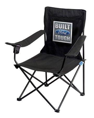 On The Edge Marketing OTE-810035 Built Ford Tough Black Folding Chair by On The Edge Marketing