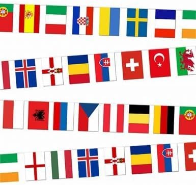 Giant France 2016 Euros Football Bunting (10M)