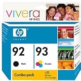 Original HP 92/93 Ink Cartridges Combo-Pack in Retail Packaging