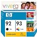 Original HP 92/93 Ink Cartridges Combo-Pack in Retail Packaging