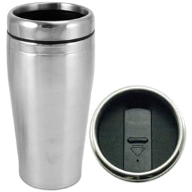 Double-Wall All Stainless Steel 16 oz Insulated Tumbler - Coffee Mug - BPA-Free by RRT