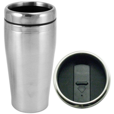 Childrens Toyshop  Kitchen & Housewares : Double-Wall All Stainless Steel 16 oz Insulated Tumbler - Coffee Mug - BPA-Free