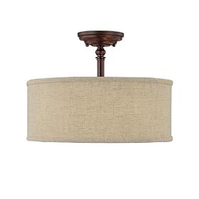 Capital Lighting Fixtures MidtownThree Light Semi Flush Mount Light Fixture With A... by Capital Lighting