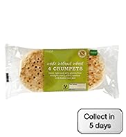 4 Packs of 4 Gluten Free Crumpets