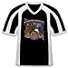 Firefighter, First In Last Out Mens Sport Ringer T-shirt, Bald Eagle and Flag Fire Rescue Emblem Mens V-Neck Tee
