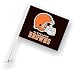 Cleveland Browns Car Flag with Wall Bracket (Set of 2)