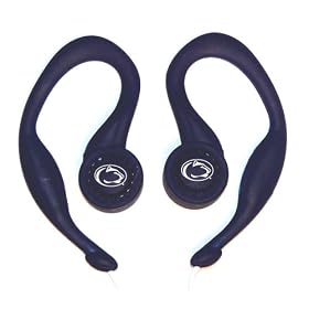 Koss 306 Penn State SportClip Earphones with Wind Up Storage Case for MP3, CD, DVD Players (Blue Case)