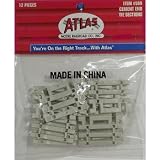 HO Code 83 Flex-Track End Ties, Concrete (6)