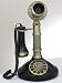 Antique Reproduction Functional Classic 1910 Roman Column Candlestick Telephone