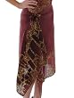 Silk Swimsuit Cover Up Wrap Profile by Gottex Collection Size Medium