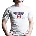 SAULT STE. MARIE CANADA T-Shirt - 100% Fine Jersey Combed Cotton MENS / UNISEX T-Shirt - Sweat Shop Free
