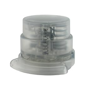 Made By Humans, Eco Staple Free Stapler, Desktop Stapler, Transparent (454)