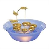 Bell Flower Fountain - Blue
