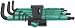 image and picture of Wera Hex Plus 950 SPKL/9 Ergonomic Metric Hex Key Set with Two-Component Storage Clip, 9-Piece