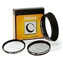 Sonnenblende wie EW-60C + UV-Filter und Polfilter zirk. 58mm für Canon EOS 1000d 500d 450d 400d und Objektiv EF-S 18-55mm (IS + non IS) Set Kit von Delamax