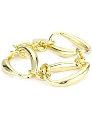 1AR by UnoAerre 18k Gold Plated Bracelet with Electroform Elements