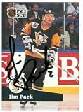 Jim Paek autographed Hockey Card (Pittsburgh Penguins)