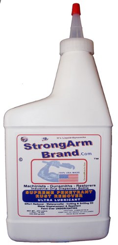ARM116-StrongArm Brand Supreme Penetrating & Gun Oil Conditioning Fluid Rust Remover Machinery Preservative Old School Pint Can
