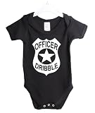 Officer dribble funny babygrow baby suit vest 0/3 months