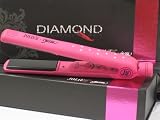Hot Tool JOLIE PARIS 1″(25mm) Professional ceramic PINK FLAT DIAMOND STYLING IRON, Adjustable temperature control. flexible floating ceremic plates