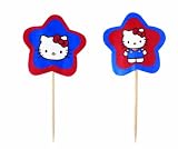 Wilton Hello Kitty Paper Fun Picks, Set of 24, Color May Very. Wilton Hello Kitty Paper Fun Picks, Set of 24, Color May Very.