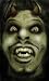 Spooky Scene Window Shadows Decor Open Mouth